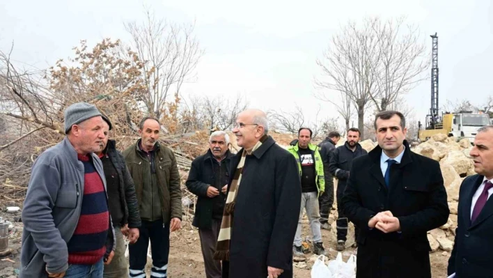 Başkan Er, Taştepe Mahallesi rezerv alanında incelemelerde bulundu