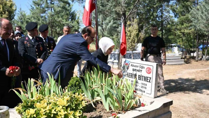 Başkan Geçit'ten 15 Temmuz ziyaretleri