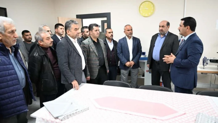 Başkan Taşkın, tamamlanan projeleri teşkilatla inceledi