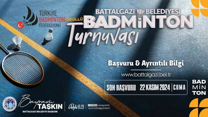 Battalgazi'de Badminton heyecanı