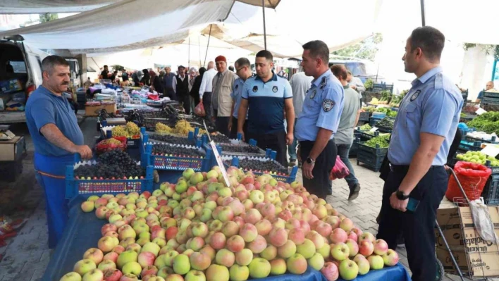Battalgazi'de pazar yerlerinde hassas denetim