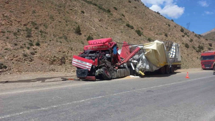 Bingöl'de zincirleme tır kazası:3 yaralı