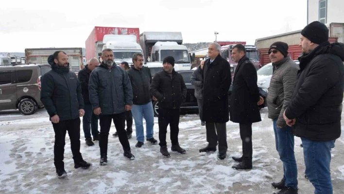 Bozüyük Belediyesi tarafından toplanan yardımlar Pazarcık ilçesine doğru yol aldı