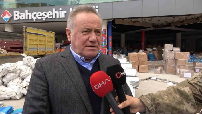 BUEK Başkanı Enver Yücel'den depremzedelere büyük destek