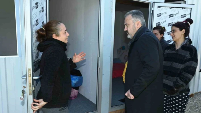Bursa Büyükşehir'den Hatay'a konteyner kent