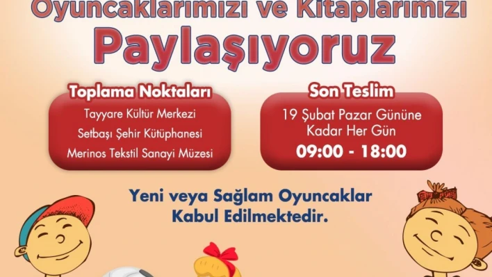 Bursa'da oyuncak kampanyası