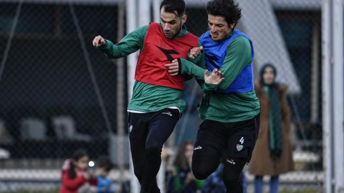 Bursaspor çift idman yaptı
