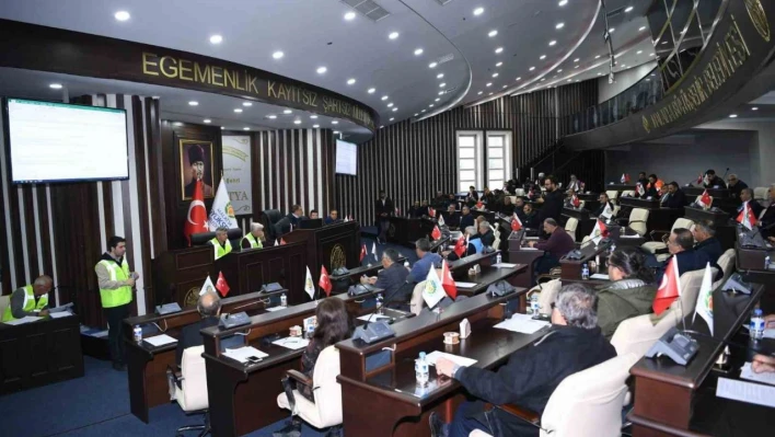 Büyükşehir Belediyesi Mart ayı meclis toplantısı yapıldı