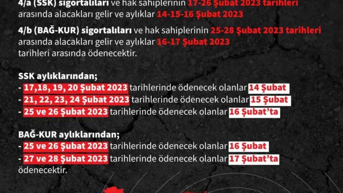 Çalışma ve Sosyal Güvenliği Bakanlığından emekli aylığı ödemesi hakkında açıklama