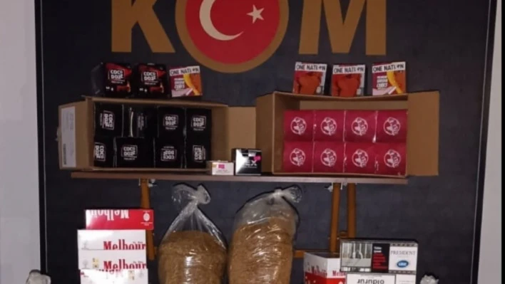 Çanakkale'de kaçak sigara operasyonu