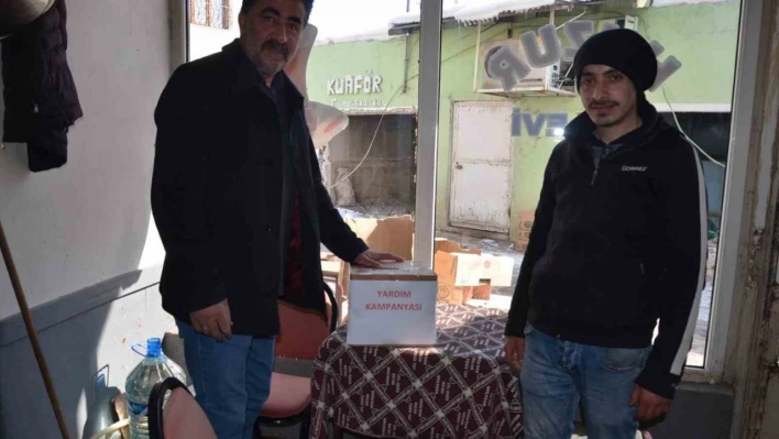 Çayevi sahibi bir günlük hasılatı depremzedelere bağışladı