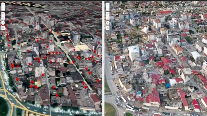 Çevre, Şehircilik ve İklim Değişikliği Bakanlığı, uydu ve İHA'larla hasar tespit çalışmaları yapıyor