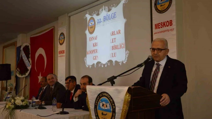 Çınar yeniden MESKOB Başkanı seçildi