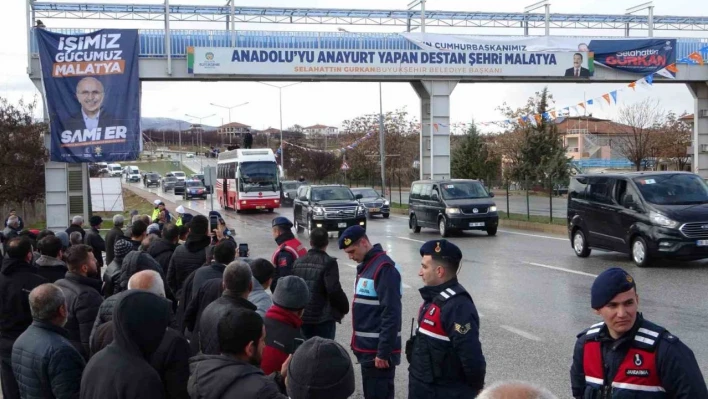 Cumhurbaşkanı Erdoğan'a Malatya'da yoğun ilgi