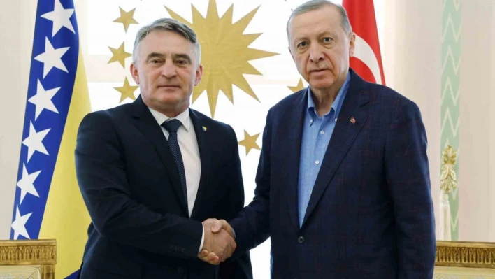 Cumhurbaşkanı Erdoğan, Bosna Hersek Devlet Başkanlığı Konseyi Üyesi Komsic'i kabul etti