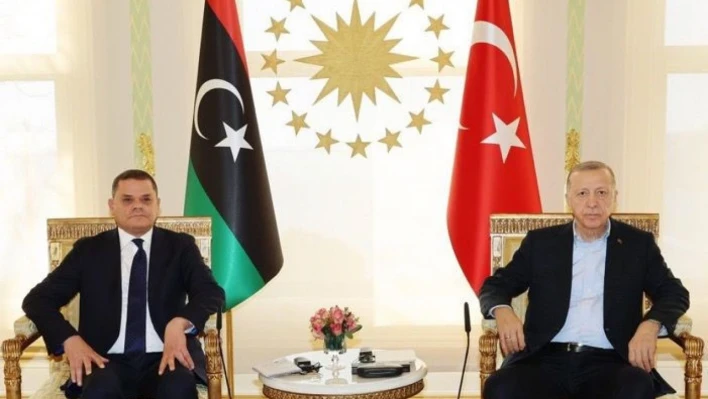 Cumhurbaşkanı Erdoğan, Libya Başbakanı Abdülhamid Dibeybe'yi kabul etti
