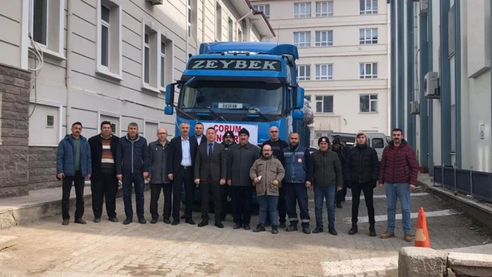 Deprem bölgesine yardımlar devam ediyor