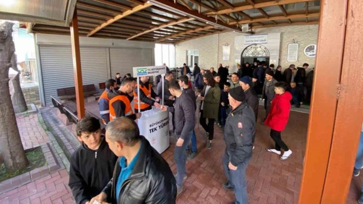 Depremde hayatını kaybeden vatandaşlar için mevlit okutuldu