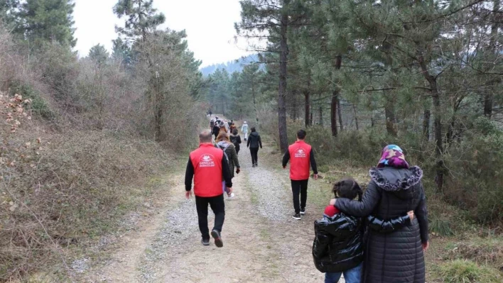 Depremzedeler doğa ile iç içe bir gün geçirdi