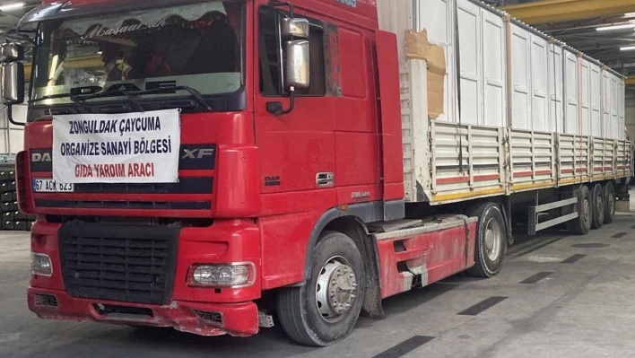 Depremzedeler için OSB'den seyyar tuvalet ve duş kabinleri yola çıktı