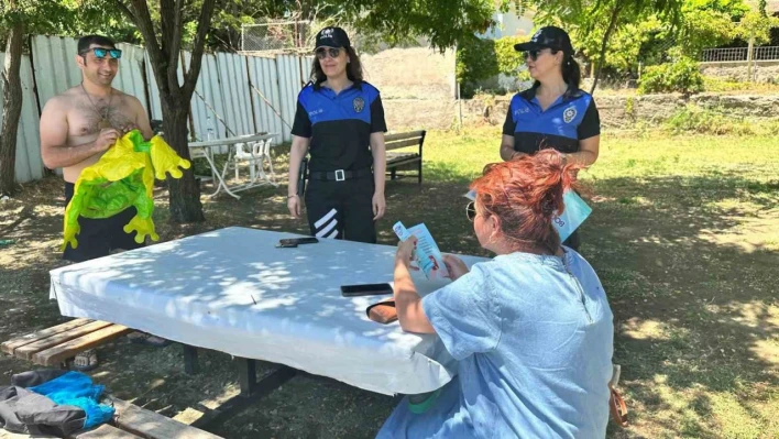 Doğu ve Güneydoğu'nun akın ettiği gölde polisten, boğulmalara karşı uyarı