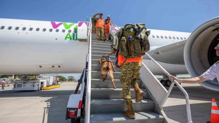 El Salvador'dan Türkiye'ye 100'ü aşkın arama kurtarma personeli gönderildi