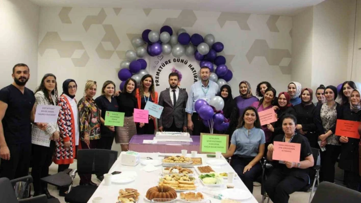 Elazığ'da 'Dünya Prematüre Günü' kutlandı