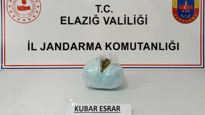 Elazığ'da  jandarma uyuşturucuya geçit vermiyor