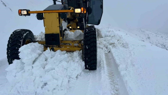 Elazığ'da 41 köy yolunu açma çalışması sürüyor