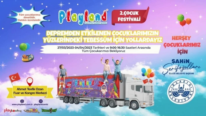 Elazığ'da çocuk festivali düzenlenecek