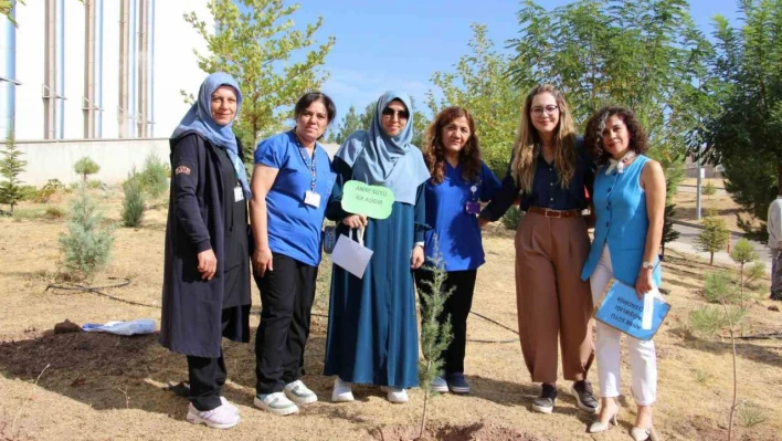 Elazığ'da fidan dikimi yapıldı
