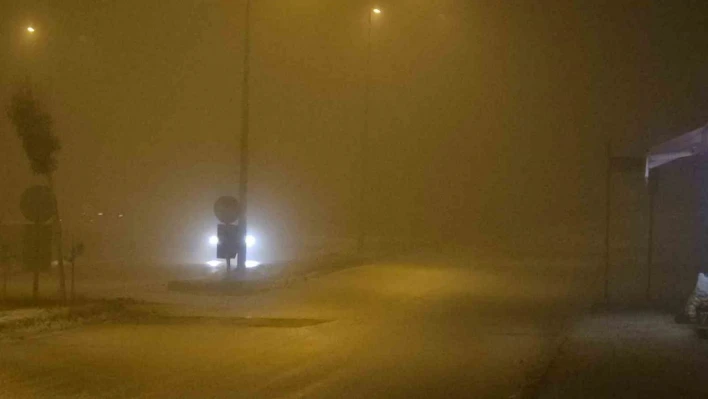 Elazığ'da gece saatlerinde yoğun sis etkili oldu