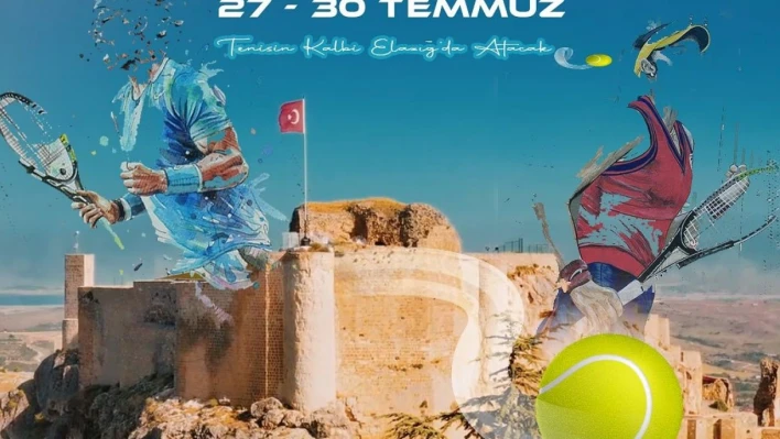 Elazığ'da Harput Cup Tenis Turnuvası başlıyor