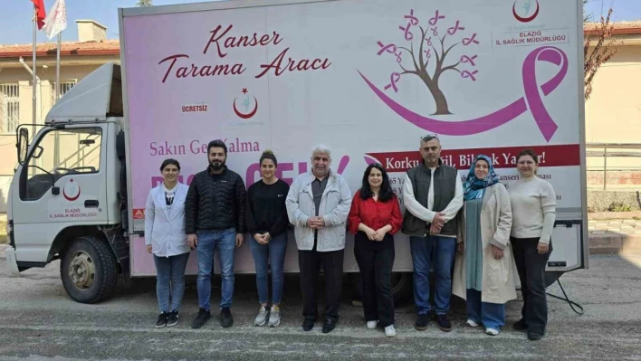 Elazığ'da kanser tarama hizmetleri sürüyor