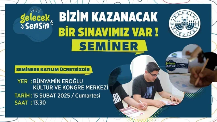 Elazığ'da öğrencilere yönelik ücretsiz seminer