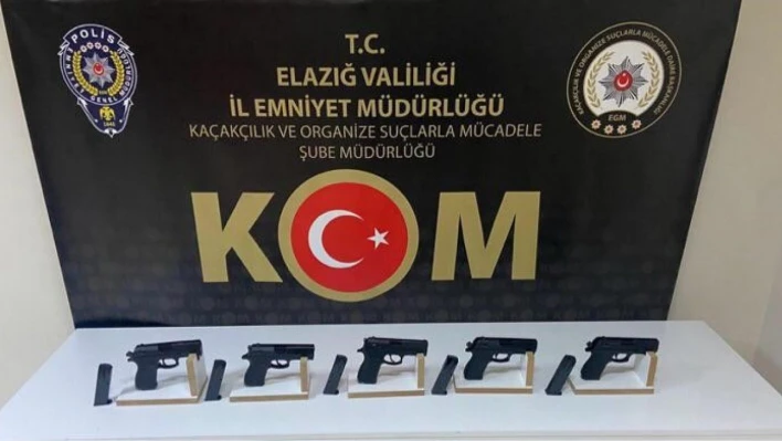 Elazığ'da silah taciri 2 şüpheli tutuklandı