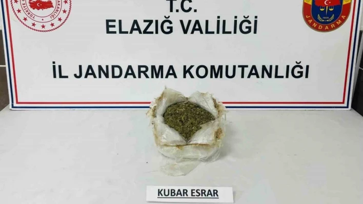 Elazığ'da uyuşturucu ele geçirildi: 1 gözaltı