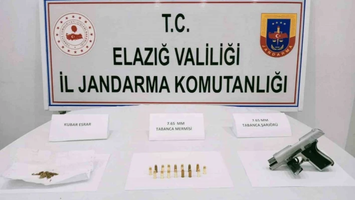 Elazığ'da uyuşturucuyla mücadele: 1 gözaltı