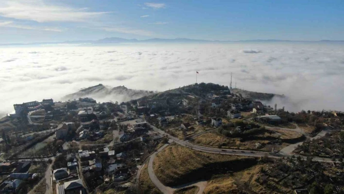 Elazığ sis denizinde kayboldu, ortaya eşsiz görüntüler çıktı