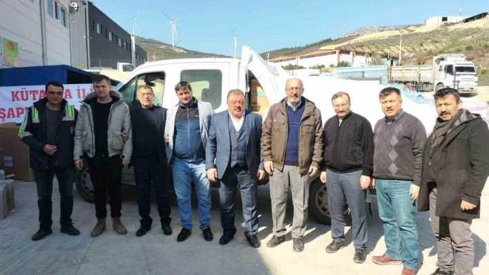 Emet Belediye Başkanı Hüseyin Doğan deprem bölgesinde