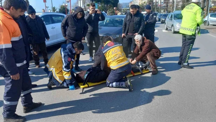 Ereğli'de trafik kazası 1 yaralı