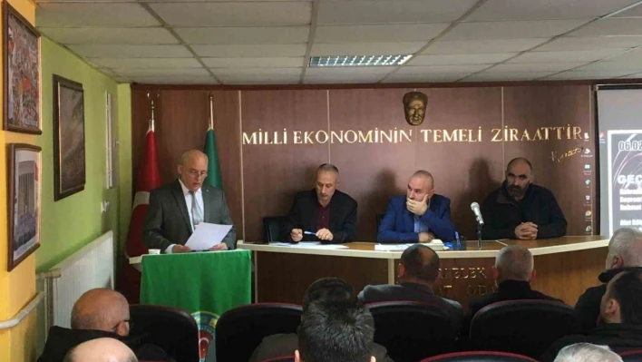 Erfelek Ziraat Odası'nda başkan değişmedi