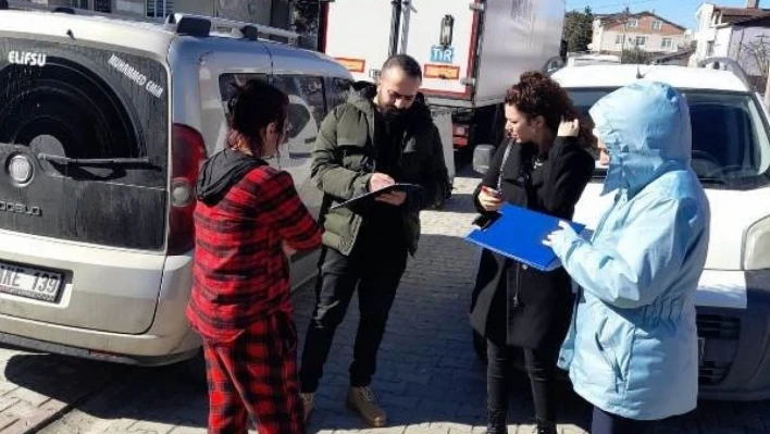 Ergene SYDV ekipleri, ilçeye yerleşen depremzedeler ile yakından ilgileniyor