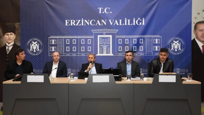 Erzincan'da 'Seçim Güvenliği' toplantısı yapıldı