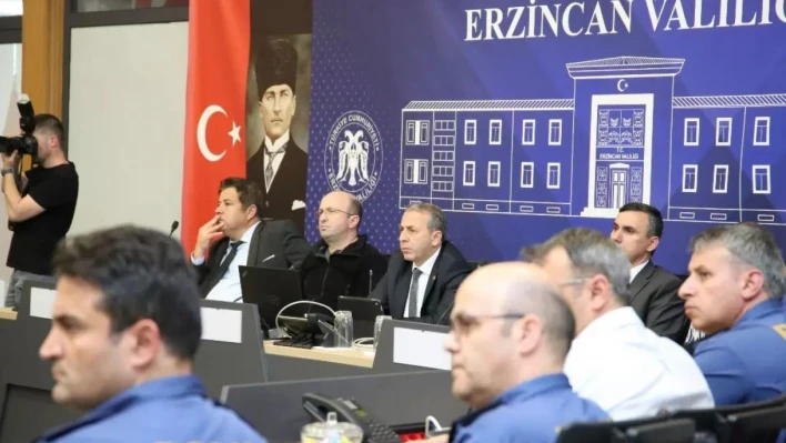 Erzincan'da 2. tur için 'Seçim Güvenliği' toplantısı yapıldı