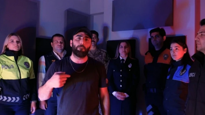 Erzincan polisinden 'Doğuştan' rap klipi