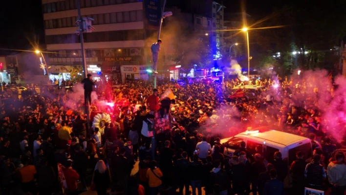 Erzurum'da da Galatasaray coşkusu yaşandı