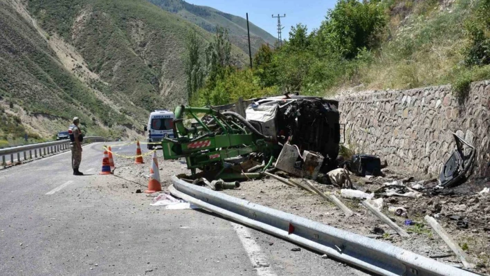 Erzurum'da feci kaza: 2 ölü