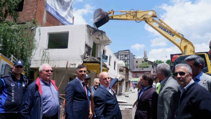 Erzurum'da kentsel dönüşüm için düğmeye basıldı