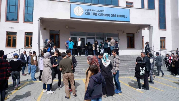 Erzurum'da LGS heyecanı başladı